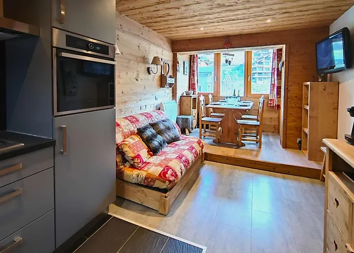 Cosy 4 Pers, Renove Style Montagne, Aux Pieds - Fr-1-545-53 Валь-Торанс